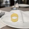 Unique Bargains Napkin Rings Beads Stainless Steel 1 Pc - 3 of 3