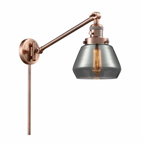 Innovations Lighting Fulton 1 - Light Swing Arm Lamp in  Antique Copper - image 1 of 1