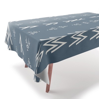 Sheila Wenzel-Ganny Minimal Blue Mudcloth Tablecloth - Deny Designs