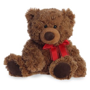 Aurora Bear 10.5" Coco Bear Brown Stuffed Animal - 1 of 4