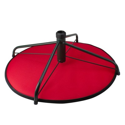 Red and Black Medium Premium Christmas Tree Mat