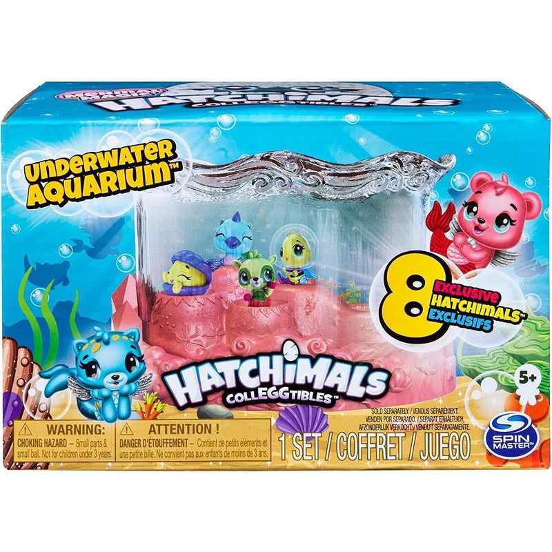 Hatchimals CollEGGtibles, Mermal Magic Underwater Aquarium with 8 Exclusive Characters, for Ages 5 and up, 1 of 4