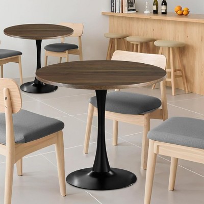Dolonm 23.6 "Modern Circular Coffee Table Can Accommodate 2-4 People