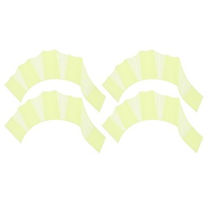 Unique Bargains Silicone Resistance Lightweight Aquatic Webbed Swimming Fins 2 Pairs - 1 of 4