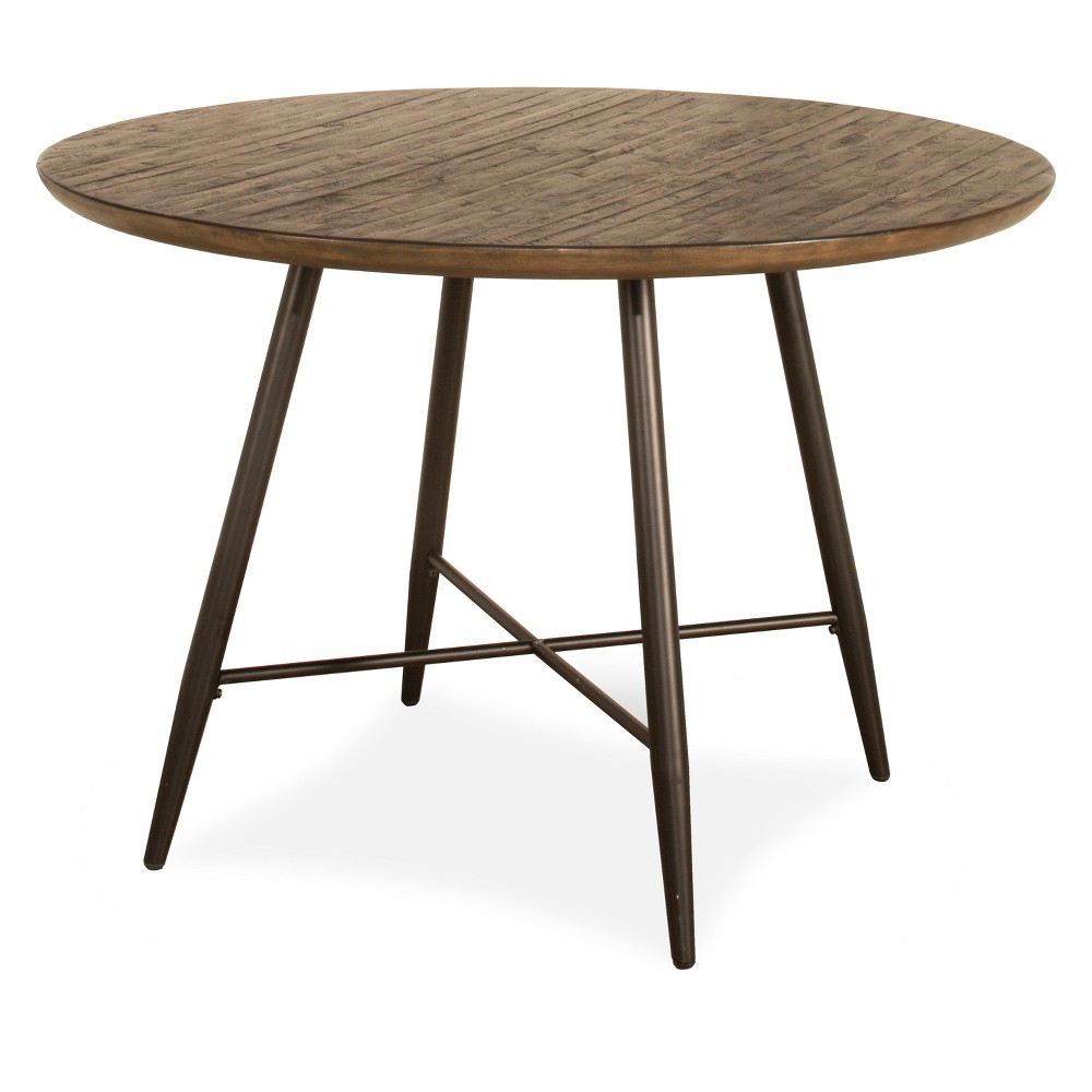 Photos - Dining Table Forest Hill Round  Wood Brown - Hillsdale Furniture