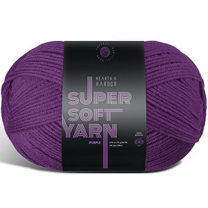 Hearth & Harbor Acrylic Yarn for Crocheting & Knitting - Soft Yarn for Crocheting, 370 Yards Knitting Yarn, Medium Worsted Weight Yarn 4 - 1 of 4