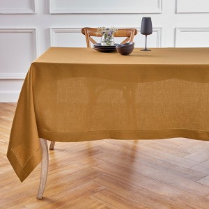 Solino Home Linen Tablecloth | Classic Hemstitch - 1 of 4