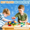 Strictly Briks Big Blocks Set, Large Building Blocks for Ages 3 and Up, Classic Colors, 108 Pieces - image 2 of 4