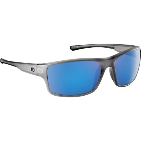 Flying Fisherman Cove Crystal w/Smoke Blue Mirror Sunglasses