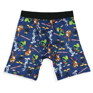 Looney Tunes Boxer Briefs Men's Allover Character Design Tight Fit Underwear - 1 of 4