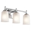 Kichler Lighting Shailene 3 - Light Vanity in  Chrome - image 3 of 3