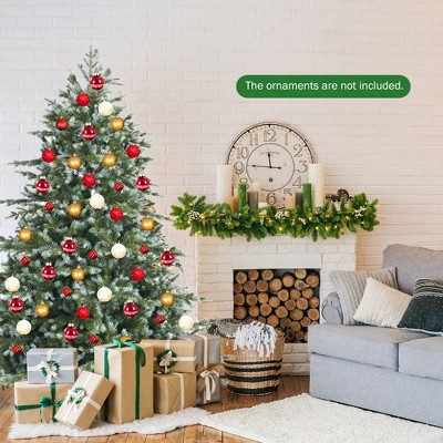 6ft Green Artificial Spruce Christmas Tree with PE/PVC Branches