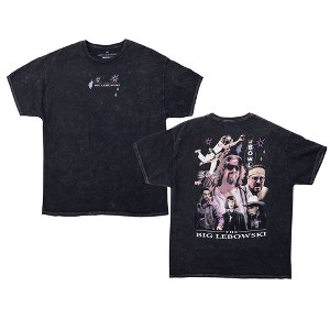 Men's Big Lebowski Retro Bowling Alley Retro Graphic T-Shirt Officially Licensed - 1 of 4