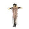 Morris Costumes 5.9 ft Light-Up Hanging Skeleton Scarecrow Decoration - Beige - image 2 of 3