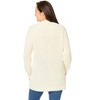 Woman Within Plus Size Shaker Crewneck Pullover - 3 of 4