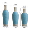 Floor Standing Vases Set of 3, PVC Decorative Floor Vase, 28/24/20 Inch Oversized Flower Vases for Fireplace Office, Hallway Corner Standing Vases - 2 of 4