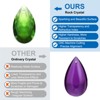 Unique Bargains Crystal Pendants Teardrop Beads for DIY Lamp Arts Crafts Decoration 6 Pcs - 3 of 4