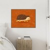 Amanti Art Sonny the Hedgehog Running In Cowboy Boots by Anyone Can Yeehaw Canvas Wall Art Print Framed - 4 of 4
