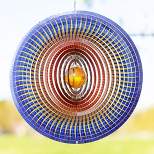 VP Home Kinetic 3D Metal Outdoor Garden Decor Wind Spinner, Multicolored