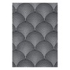 Machine Washable Area Rug Modern Abstract Decorative Non Slip Backing Low Pile Contemporary Lines Rugs - 4 of 4
