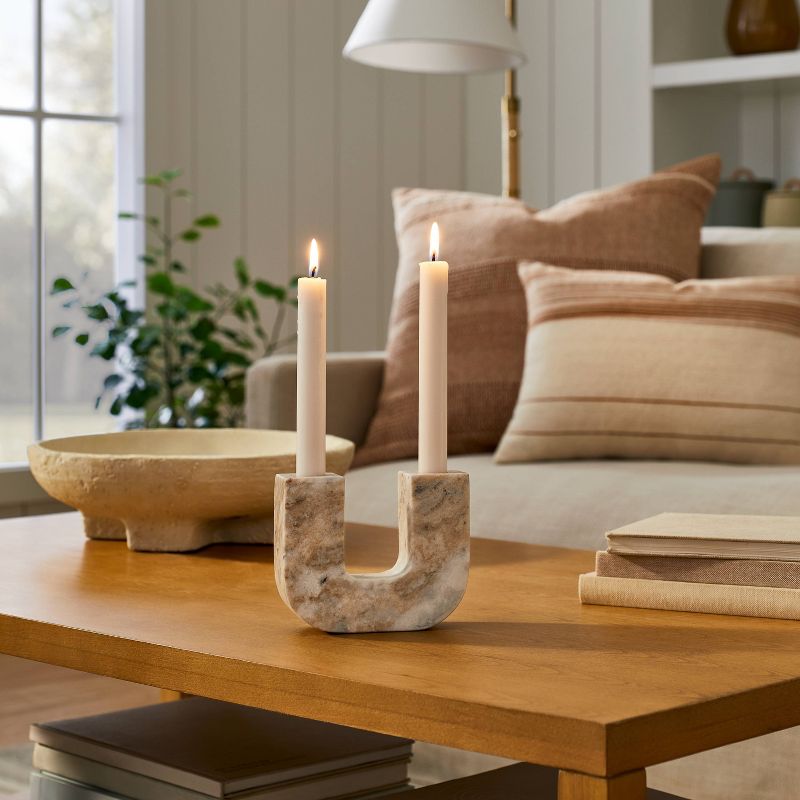 Marble Taper Candle Holder - Threshold&#8482; designed with Studio McGee, 3 of 12