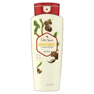 Old Spice Body Wash for Men Moisturize with Shea Butter Body Wash Scent Inspired by Nature - 16 fl oz