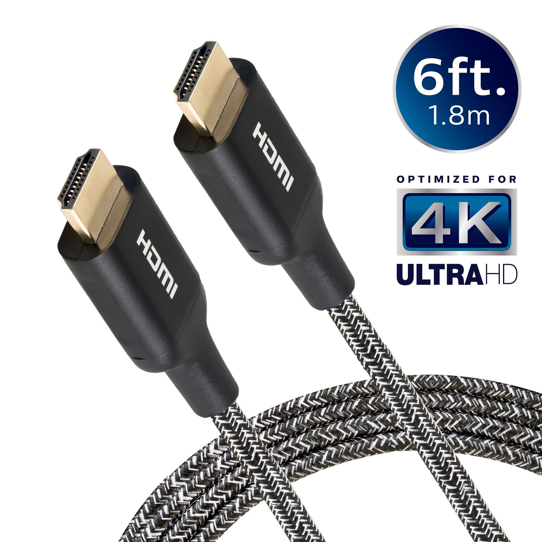 Philip Elite Premium High-Speed HDMI Cable with Ethernet 4K@60Hz