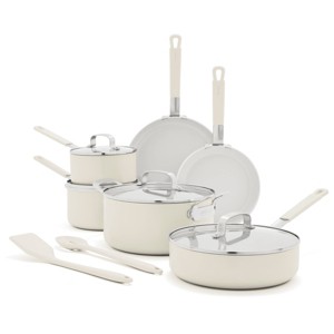 Bobby Flay 12pc Ceramic Nonstick Aluminum Cookware Set - 1 of 4