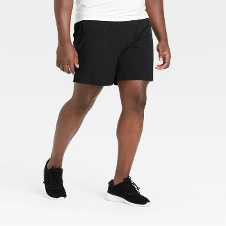 Men's Stretch Woven Shorts - All in Motion™ Black L