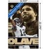 Trends International NFL New Orleans Saints - Chris Olave 24 Unframed Wall Poster Print White Mounts Bundle 14.725" x 22.375" - 3 of 4