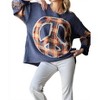 Women's Peace and Love Thermal Top - Oli & Hali - image 2 of 4