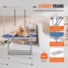 VEVOR Pet Grooming Table Two Arms with Clamp, 36''x24'' Dog Grooming Station, Foldable Pets Grooming Stand,with Grooming Loop, Bearing 330lbs,Blue - 3 of 4