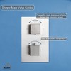 CASAINC 3-Spray Patterns 9.8 Inches Wall Mount Dual Shower Heads (Thermostatic Valve Included) - 4 of 4