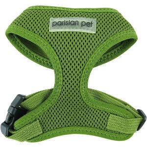 Parisian Pet 'Freedom Harness Green' for Dogs & Cats – Customizable Green Pet Harness, Soft and Durable Dog Harness for Walking - 1 of 1