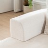 VASIP Modular Sectional Sofa with Chaise,L-Shaped Corduroy Cloud Sleeper Couch, Deep Seat & No Assembly Required,Beige - 4 of 4