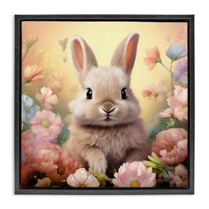Stupell Industries Bunny in Meadow, 25" x 25" - 1 of 4