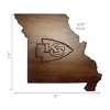 NFL Kansas City Chiefs Wooden Magnetic Keyholder - 3 of 4