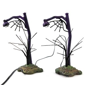 Department 56 Accessory 5.25 In Creepy Country Street Lights Halloween , Halloween (2PC) - 1 of 3
