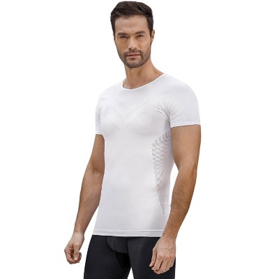 Leo By Leonisa Moderate Compression Shaper Shirt, White, 59% OFF