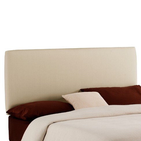 Queen Upholstered Headboard Cream Solid, Cream Linen Headboard Queen