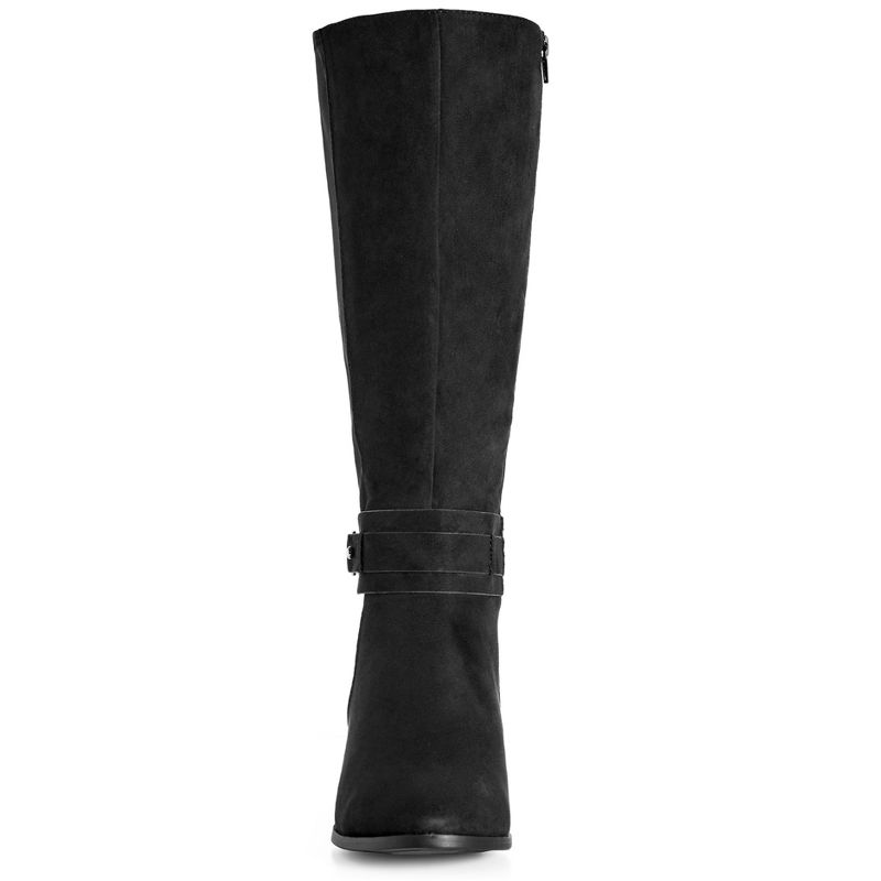 Women's Wide Fit Helen Tall Boot - Black | AVENUE, 5 of 8