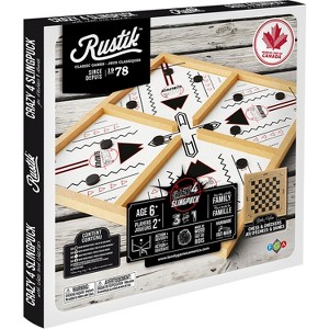 Rustik Slingpuck / Chess / Checkers 3-in-1 106 Board Game - 1 of 1