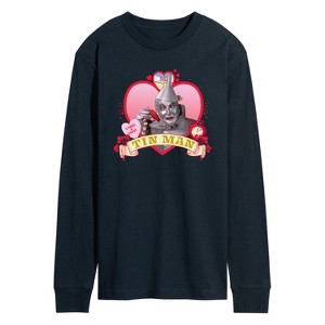 Men's - Wizard of Oz - Heart Tin Man Long Sleeve Graphic T-Shirt - 1 of 4