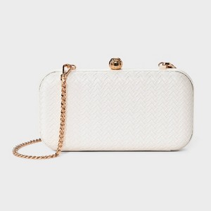 Woven Minaudiere Clutch Crossbody Bag - A New Day™ - 1 of 4
