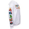 Mens Marvel Brand Collage Text Hoodie With Character Block Sleeve Prints - 3 of 4
