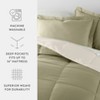 BAGOKIE 5/7 Pieces Bedding Set Reversible Comforter and Patterned Sheet Set - 3 of 4