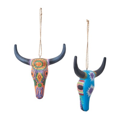 Gallerie II Handmade Texas Long Western Halloween Ornament Wood A/2