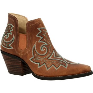 Women's Crush™ by Durango® Women's Golden Brown Western Fashion Bootie - 1 of 4