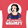 Women's - Disney Princess - You Must Be Grumpy Short Sleeve Graphic T-Shirt - 2 of 4