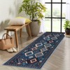 Coolmee  Rug Machine Washable Non-Slip Low Pile Print Pattern Western Rug for Living Room Bedroom Entryway - 3 of 4